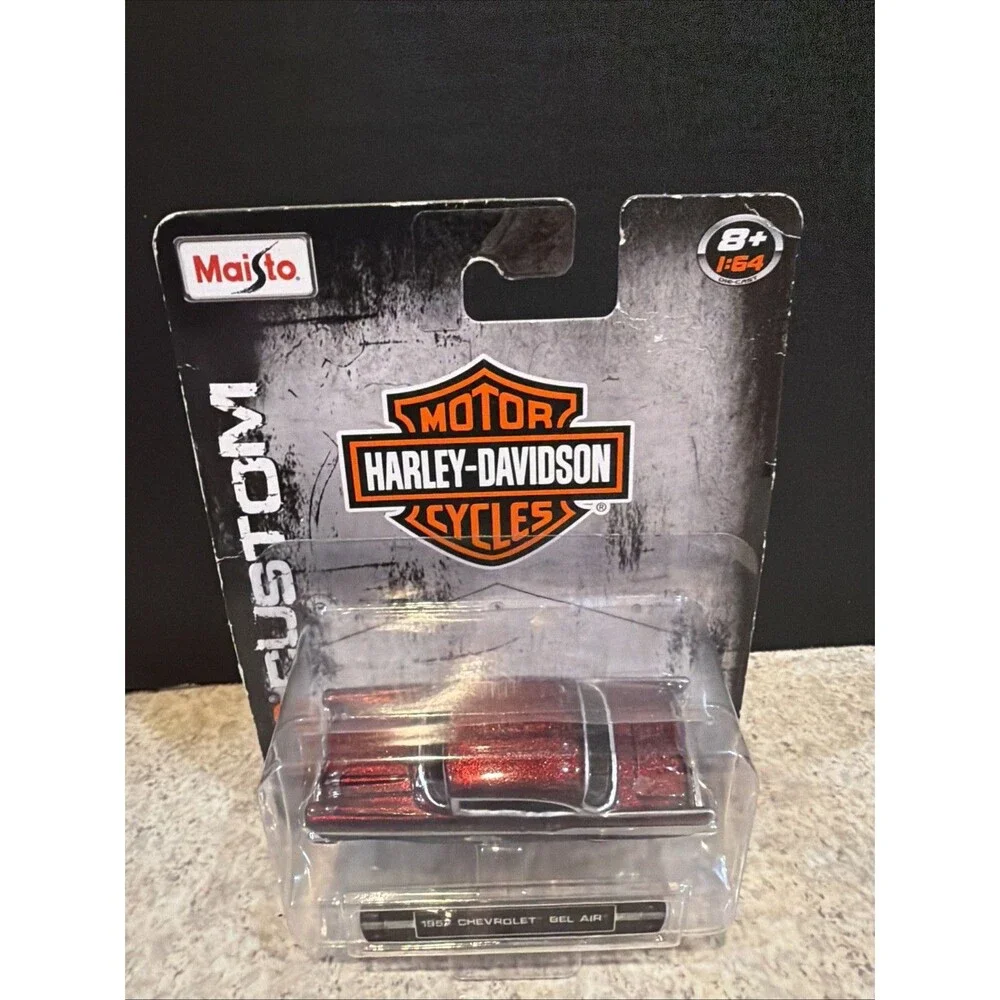 Maisto Harley Davidson 1957 Chevy Bel Air HD Custom 1:64 Scale. NEW (Read)